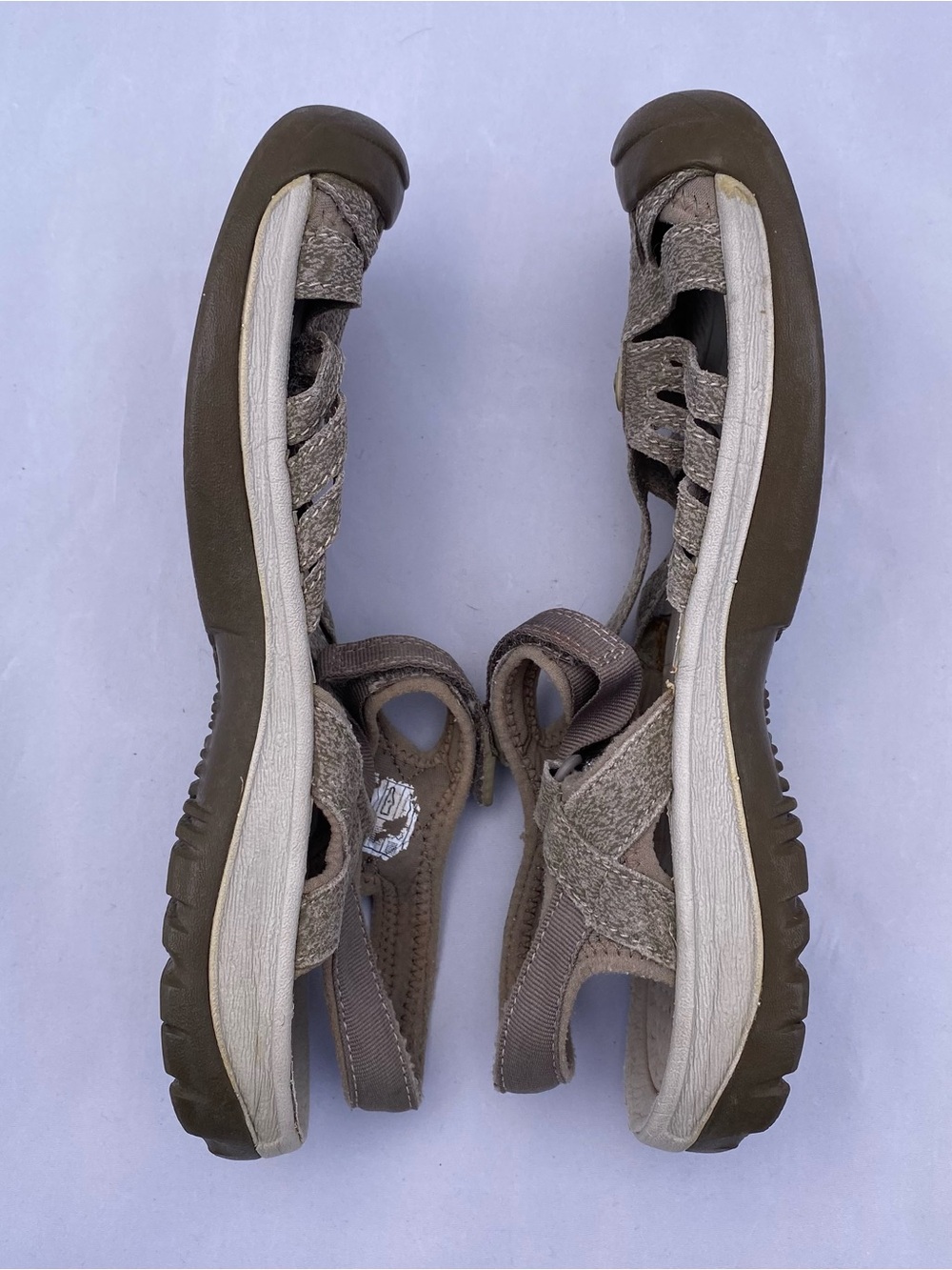 Keen Women’s Rose Comfort Cross-Strap Sandals in Taupe - Picture 4 of 7